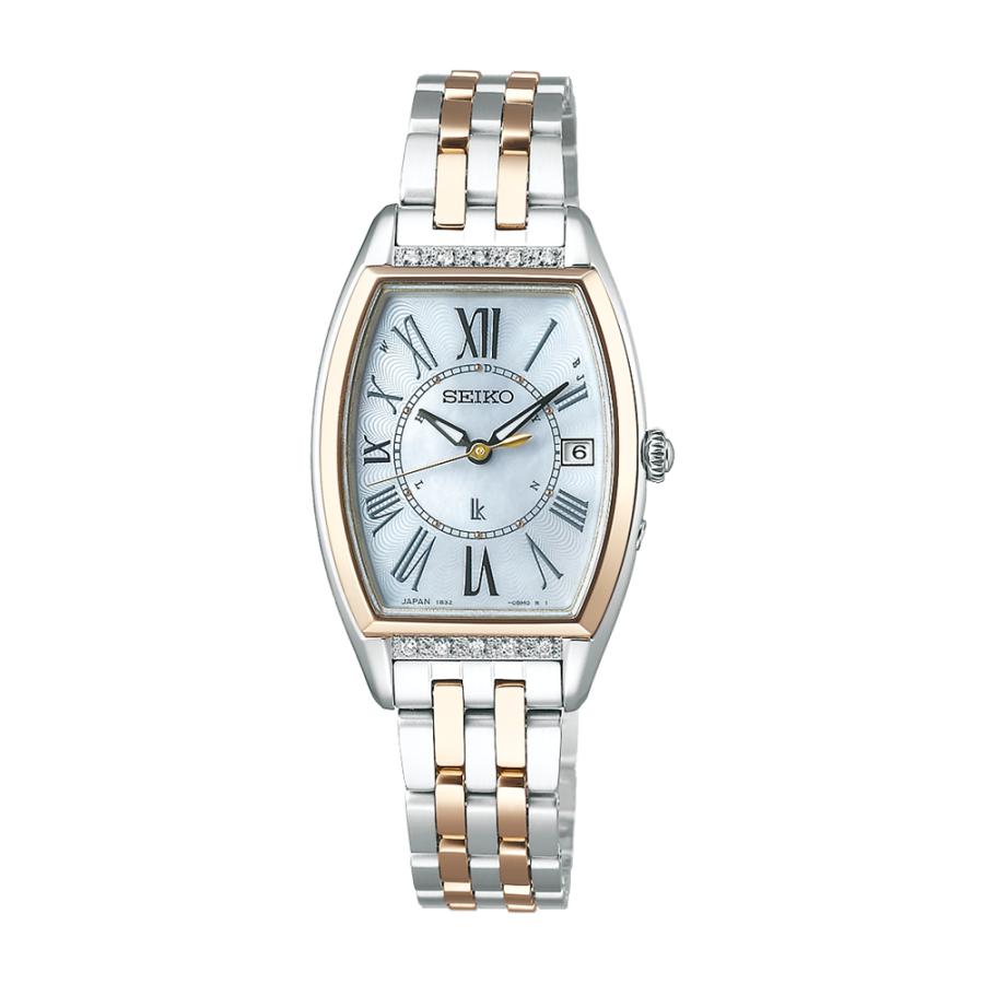 Seiko - Lucia - SSVW180 - Onde radio solaire - Femme - Acier inoxydable -