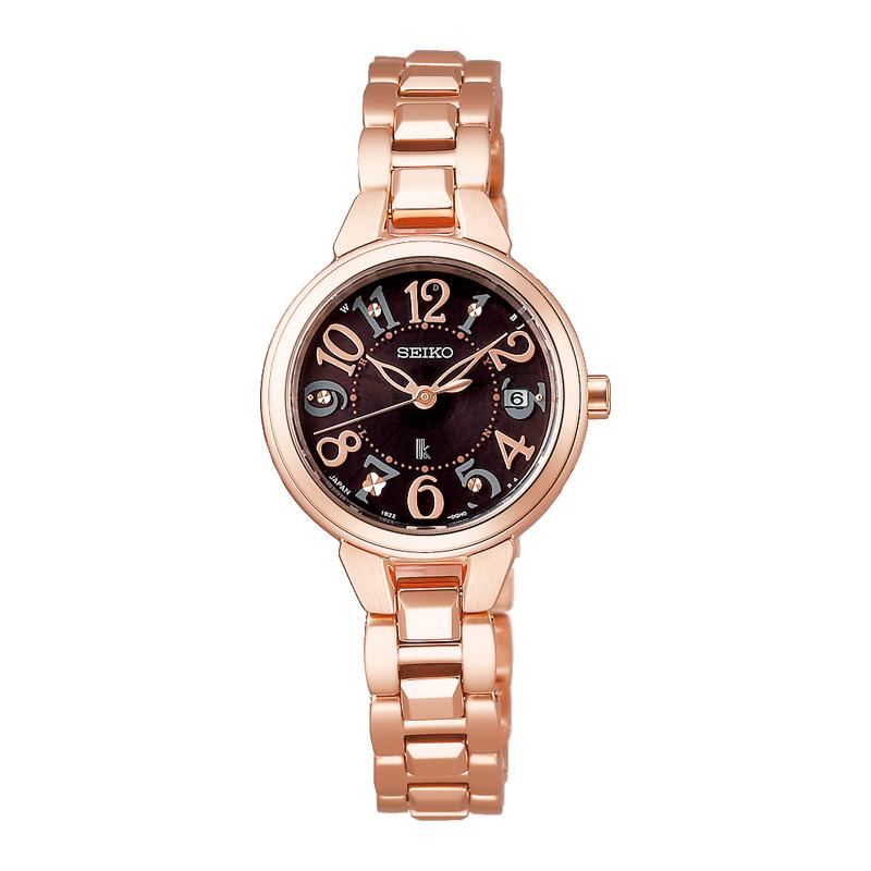 SSVW190 - Seiko - Lucia - Onde radio solaire - Femme - Acier inoxydable -