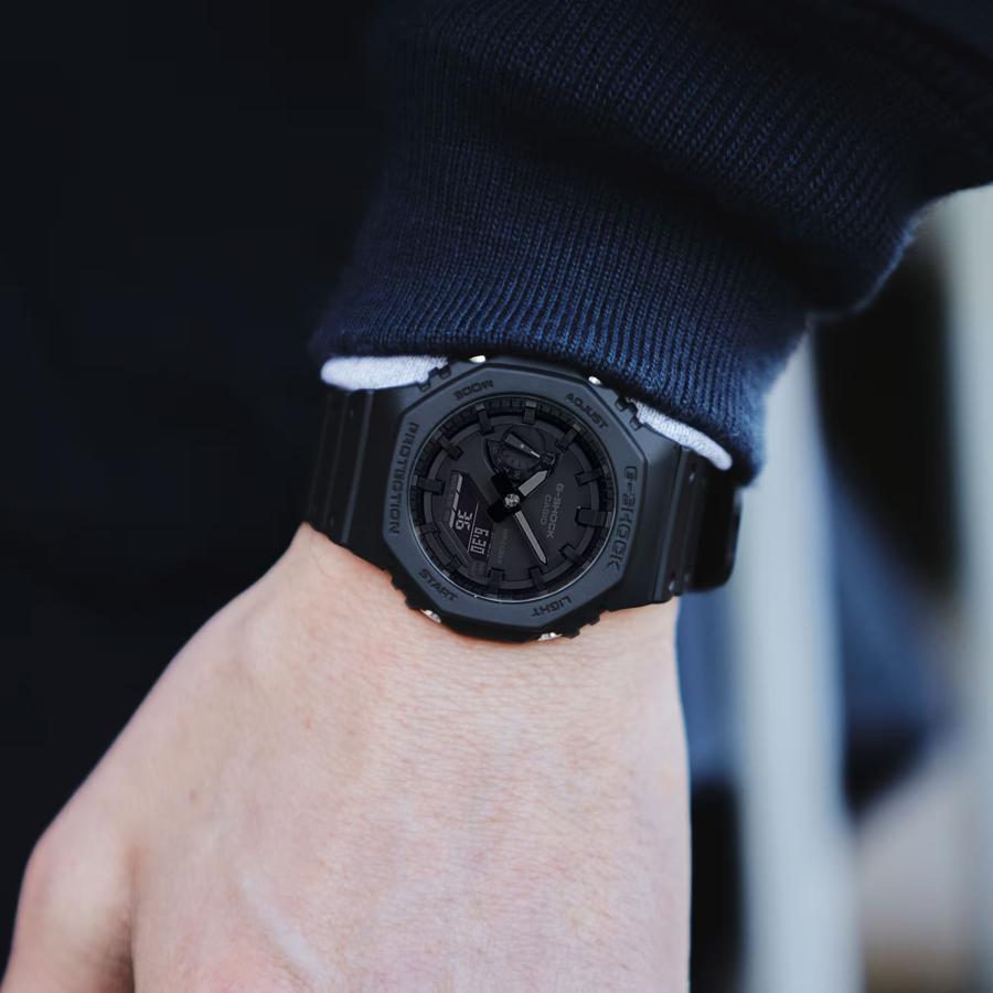 CASIO G-SHOCK GA-2100-1A1JF JDM Carbon Core Guard All Black Analog Digital Men's Watch