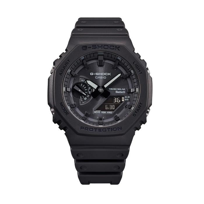 CASIO G-SHOCK GA-B2100-1A1JF JDM Tough Solar Mobile Link Analog-Digital Octagonal All-Black Men's Watch