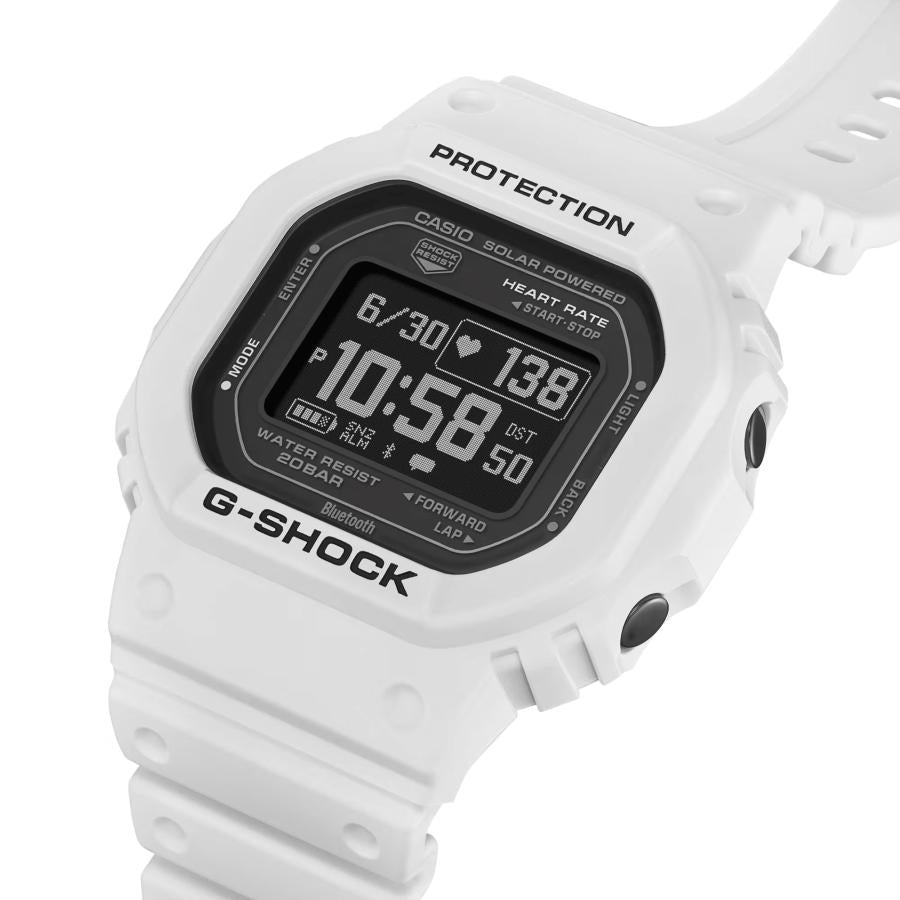 CASIO G-SHOCK DW-H5600-7JR G-SQUAD White Heart Rate Monitor Bluetooth Solar-Assisted JDM Men’s Watch