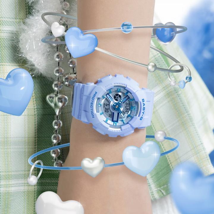 CASIO BABY-G BA-110YK-2AJF JDM Y2K Style Blue Analog-Digital Women's Watch