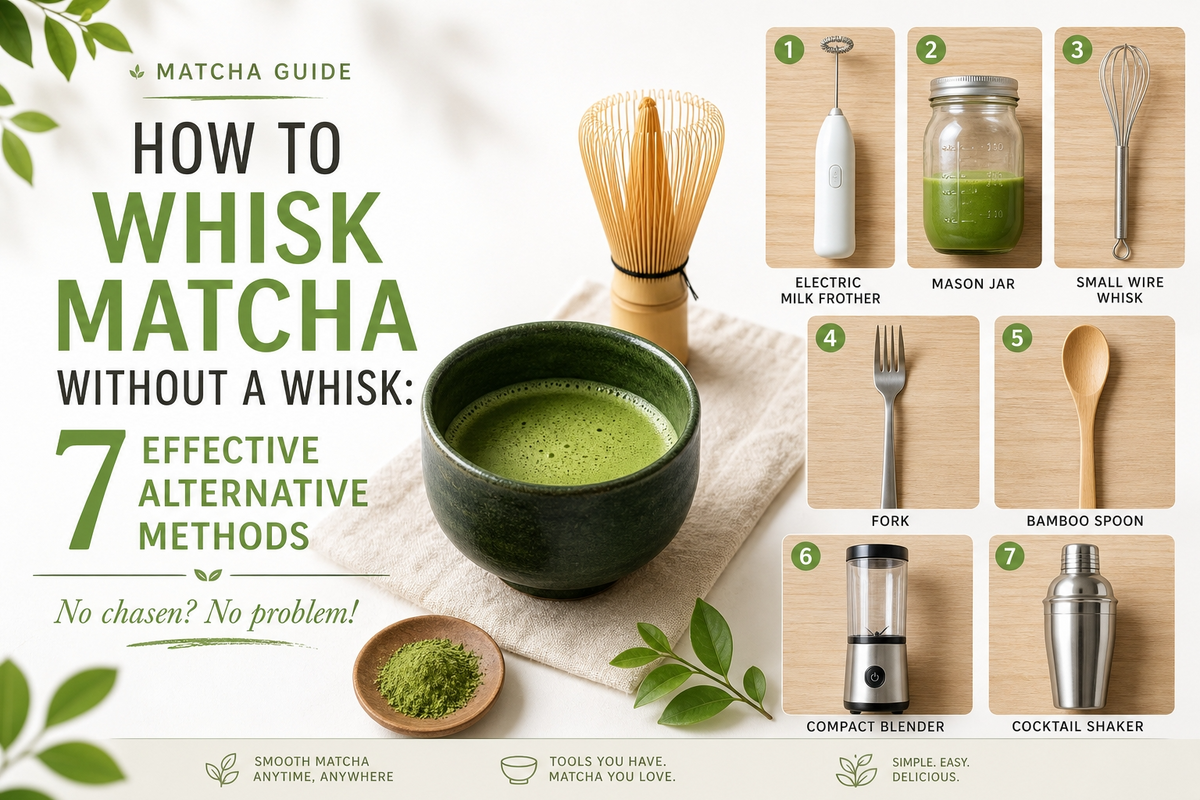 How to Whisk Matcha Without a Whisk: 7 Effective Alternative Methods