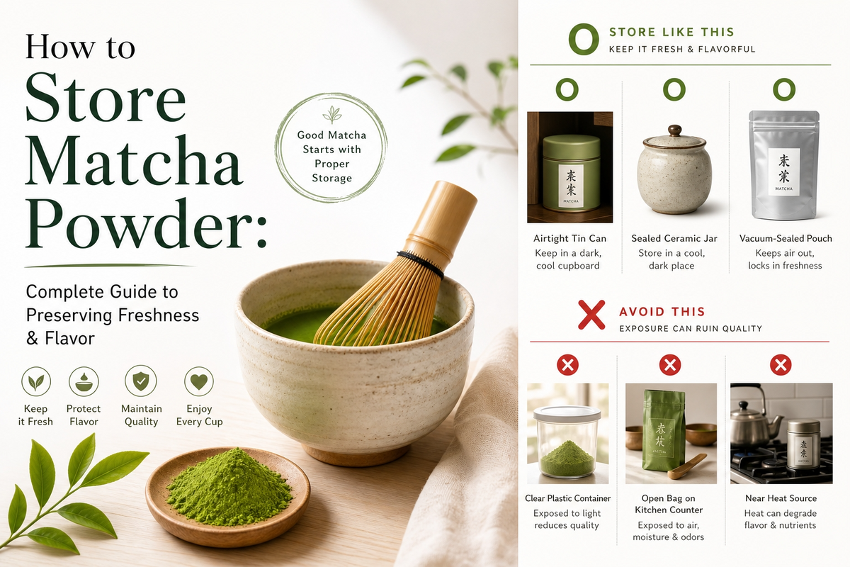 How to Store Matcha Powder: Complete Guide to Preserving Freshness & Flavor
