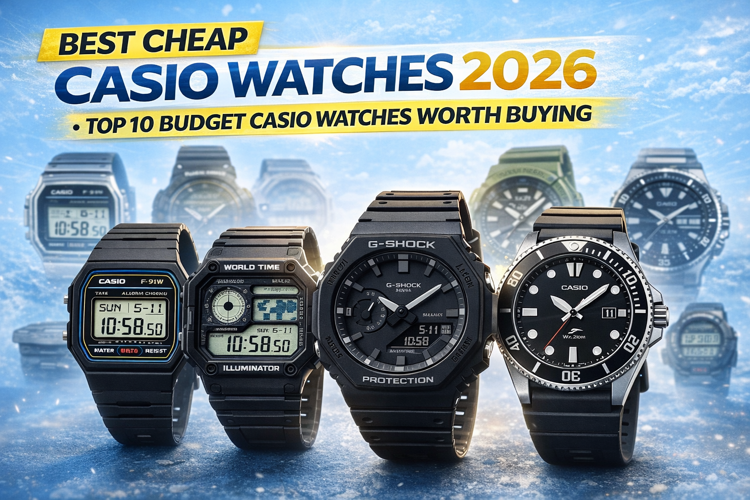 Best Cheap Casio Watches 2026 – Top 10 Budget Casio Watches Worth Buying