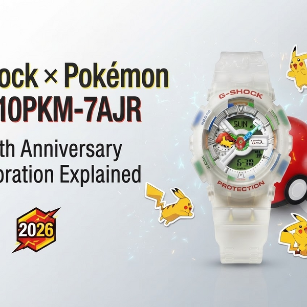 G-Shock × Pokémon GA-110PKM-7AJR: The 30th Anniversary Collaboration E