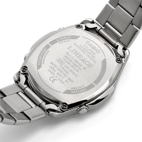 CASIO LINEAGE LCW-M100TSE-1AJF Black Dial Solar Radio-Controlled Titanium JDM Men's Watch