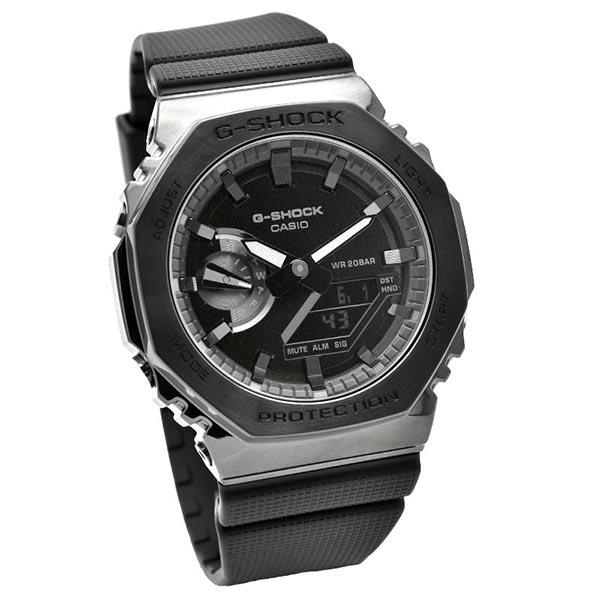 CASIO G-SHOCK GM-2100BB-1AJF JDM Blackout Metal Covered CasiOak Analog-Digital Men's Watch