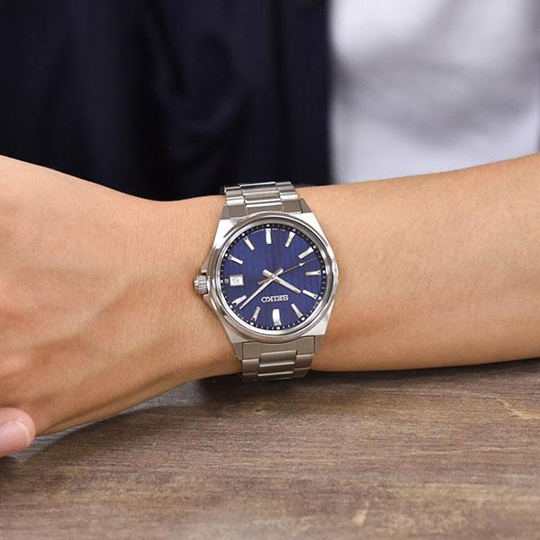 Seiko Selection S Series 3-Hand Model SBTH003 Men's Quartz Watch with Battery-Powered Blue Dial