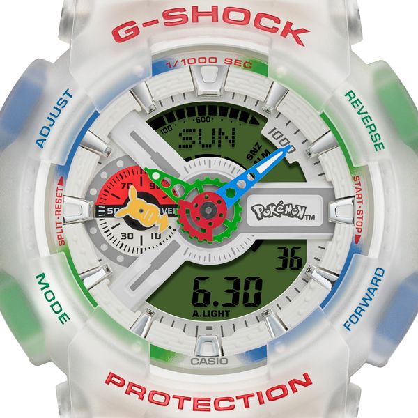 CASIO G-SHOCK GA-110PKM-7AJR JDM Pokémon 30th Anniversary Collaboration White Men's Watch