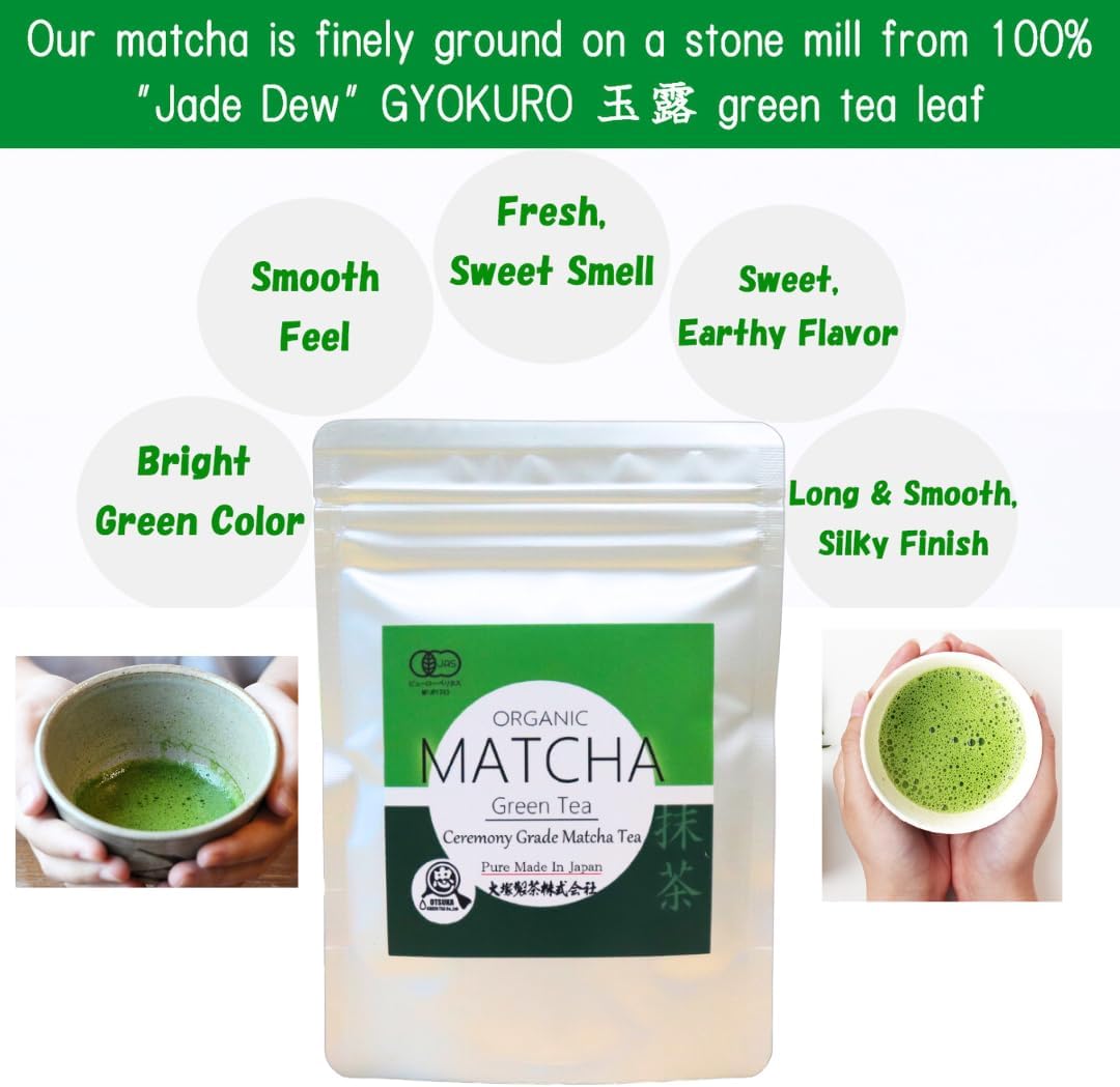 Organic Matcha Powder Made in Japan No Additives No Pesticides 30g Can Otsuka Tea Organic JAS Certified