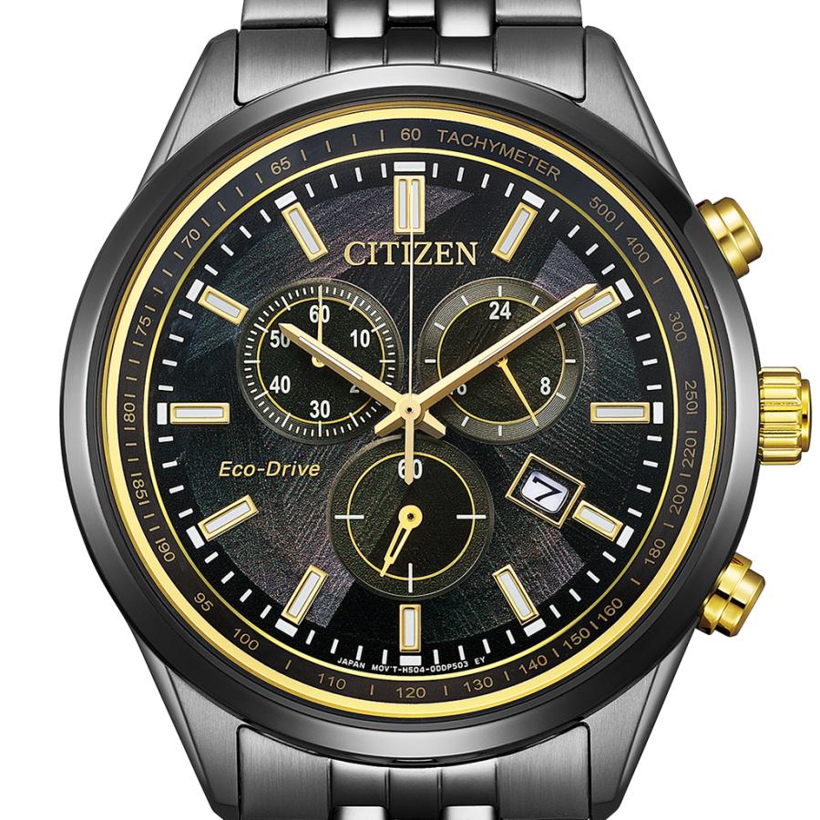 CITIZEN COLLECTION AT2576-68E JDM LIGHT in BLACK 50th Limited Eco-Drive Chronograph