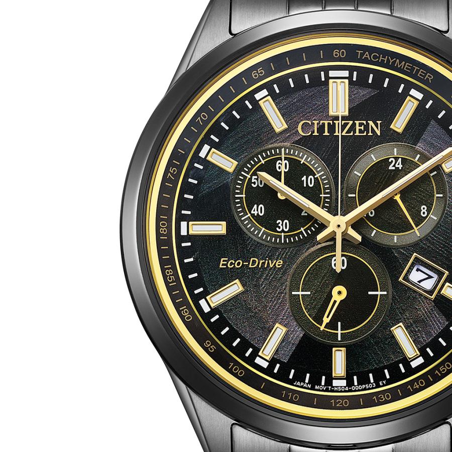 CITIZEN COLLECTION AT2576-68E JDM LIGHT in BLACK 50th Limited Eco-Drive Chronograph