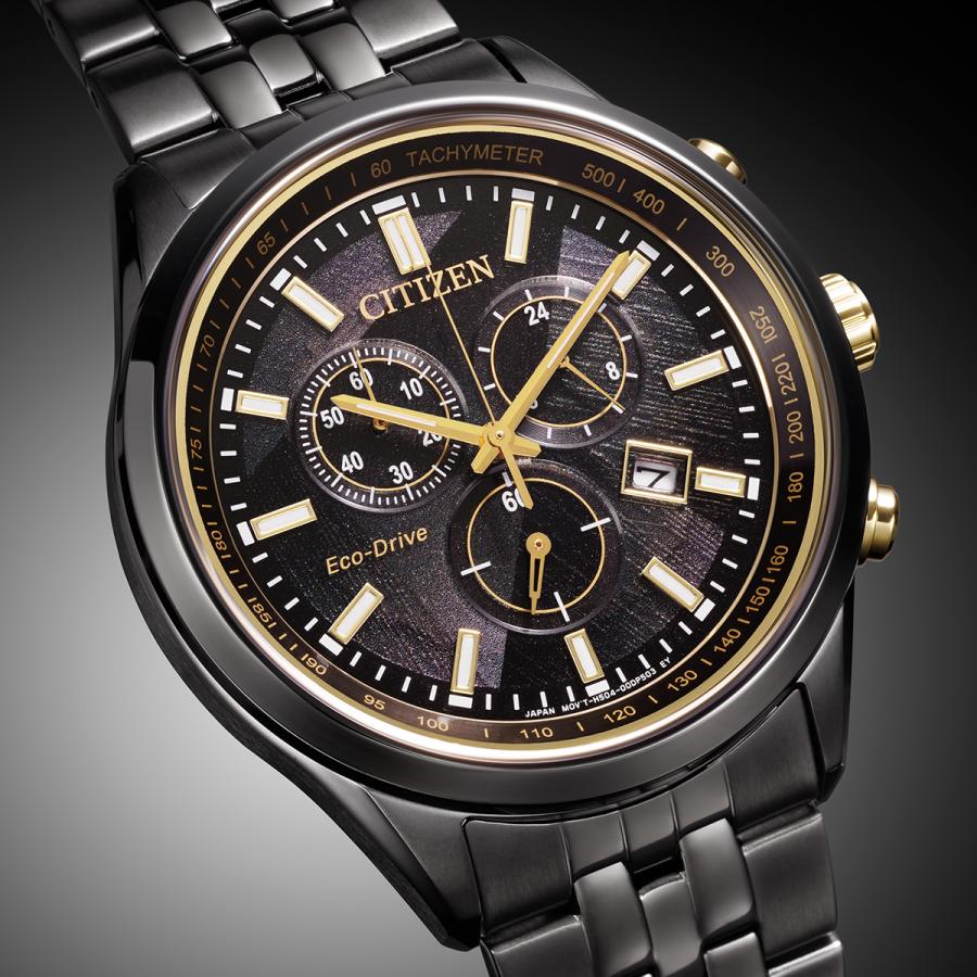 CITIZEN COLLECTION AT2576-68E JDM LIGHT in BLACK 50th Limited Eco-Drive Chronograph