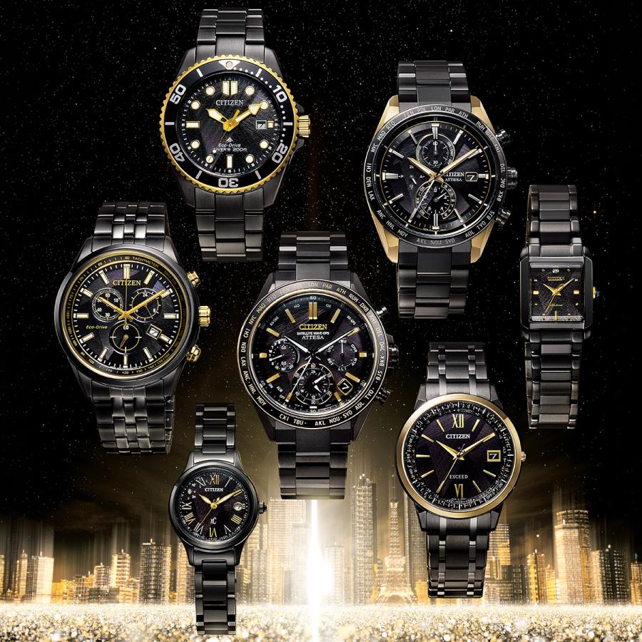 CITIZEN ATTESA ACT Line AT8384-58E JDM LIGHT in BLACK 50th Limited Eco-Drive