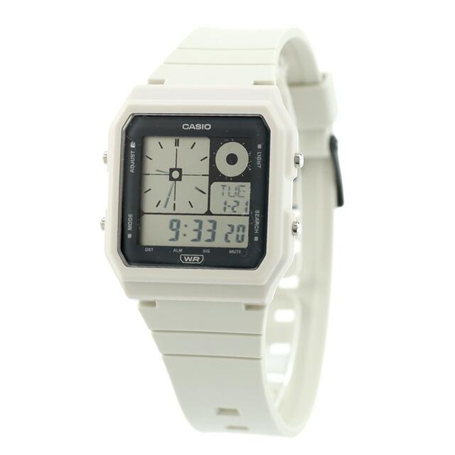 CASIO LF-20W-8A Retro Digital with Analog LCD Display Light Grey