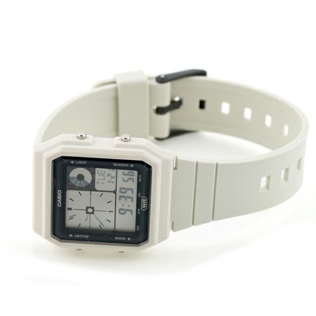 CASIO LF-20W-8A Retro Digital with Analog LCD Display Light Grey