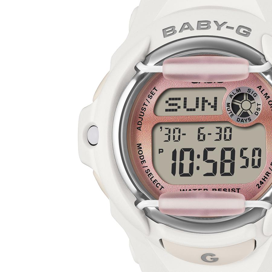 CASIO BABY-G BG-169GD-7JF JDM White Grunge Gradient Digital Women's Watch