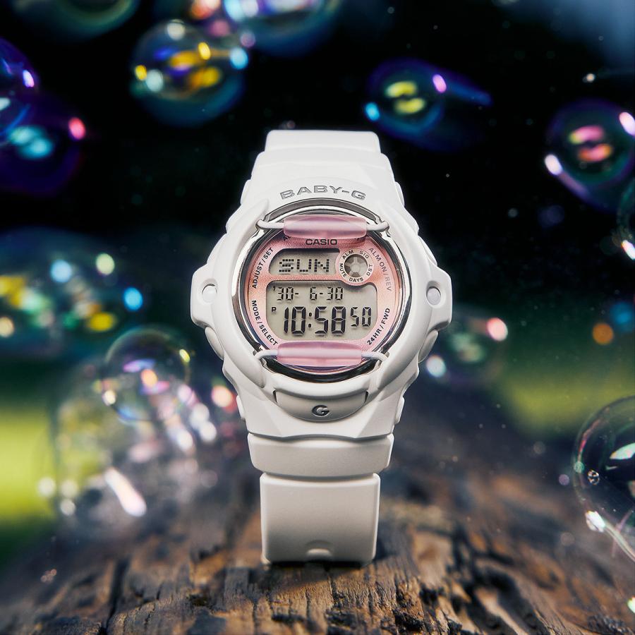 CASIO BABY-G BG-169GD-7JF JDM White Grunge Gradient Digital Women's Watch