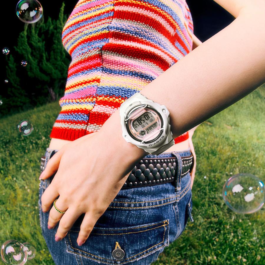 CASIO BABY-G BG-169GD-7JF JDM White Grunge Gradient Digital Women's Watch