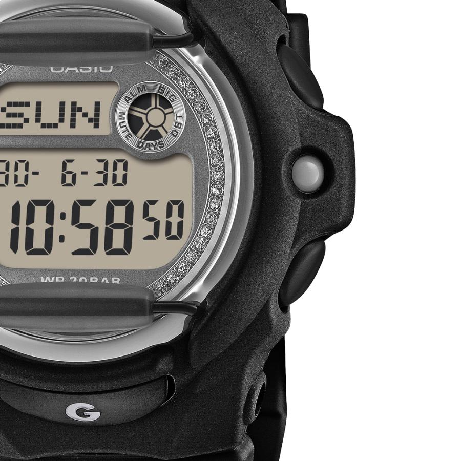 CASIO BABY-G BG-169KB-1JF JDM Glitter Dial Black Front Protector Digital Ladies Watch