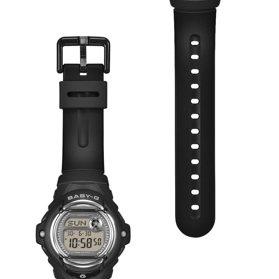 CASIO BABY-G BG-169KB-1JF JDM Glitter Dial Black Front Protector Digital Ladies Watch
