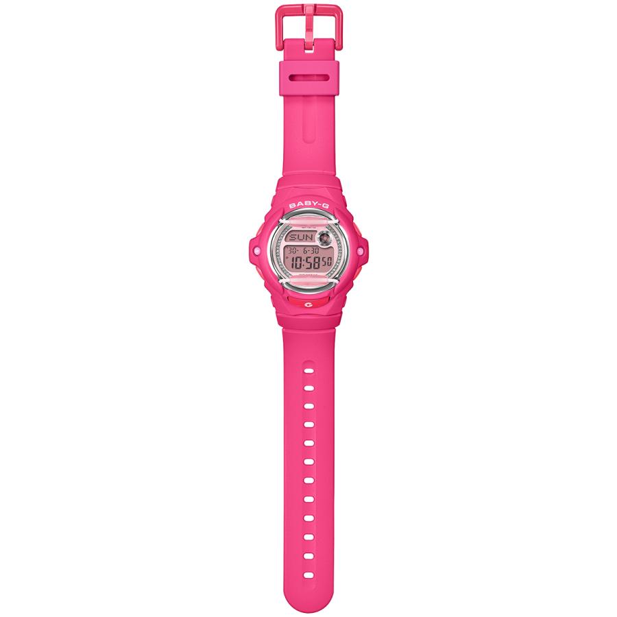 CASIO BABY-G BG-169KB-4B1JF JDM Glitter Dial Pink Front Protector Digital Ladies Watch