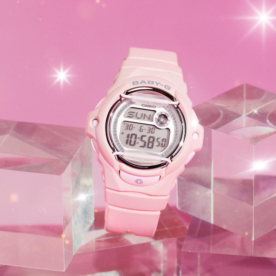 CASIO BABY-G BG-169KB-4JF JDM Glitter Dial Pink Front Protector Digital Ladies Watch