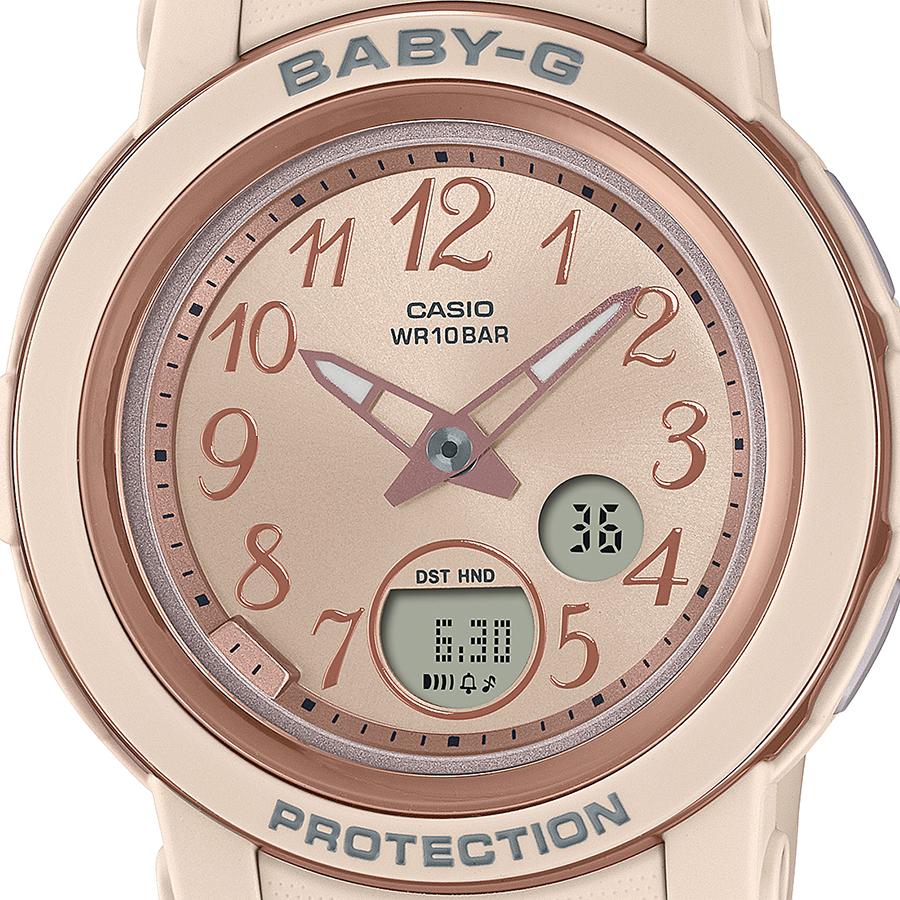 CASIO BABY-G BGA-290SA-4AJF JDM Analog-Digital Wide Face Light Pink Beige Resin Women's Watch