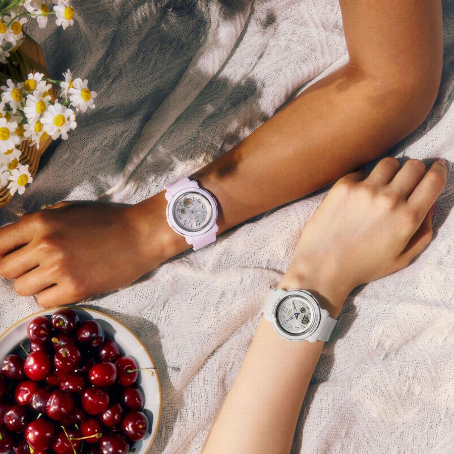 CASIO BABY-G BGA-290SA-7AJF JDM White Arabic Ana-Digi Women's Watch