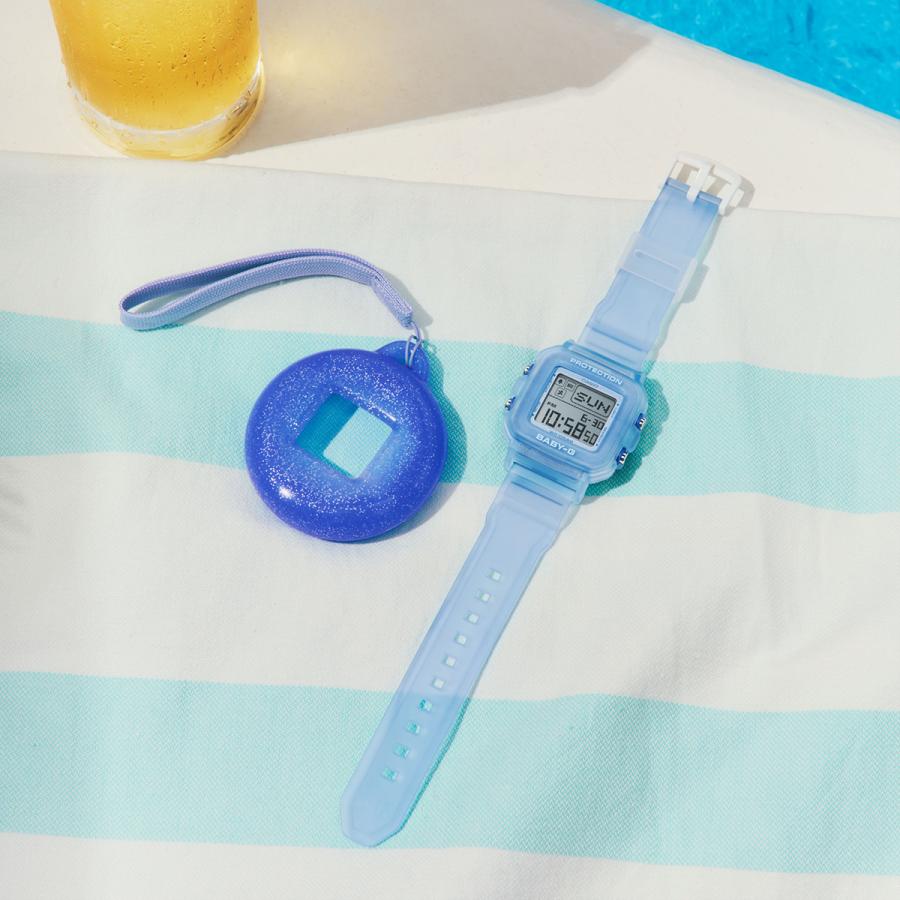 CASIO BABY-G+PLUS BGD-10KG-2JR JDM Retro Jelly Blue 2-Way Women's Watch