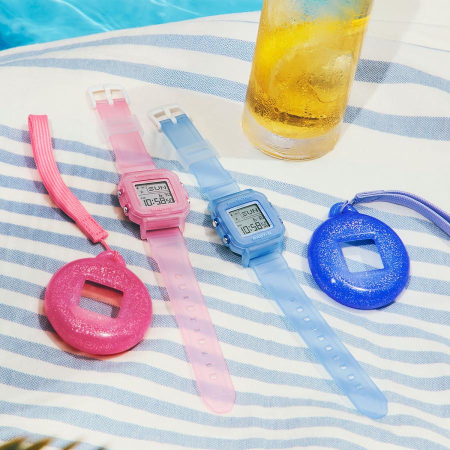 CASIO BABY-G+PLUS BGD-10KG-2JR JDM Retro Jelly Blue 2-Way Women's Watch