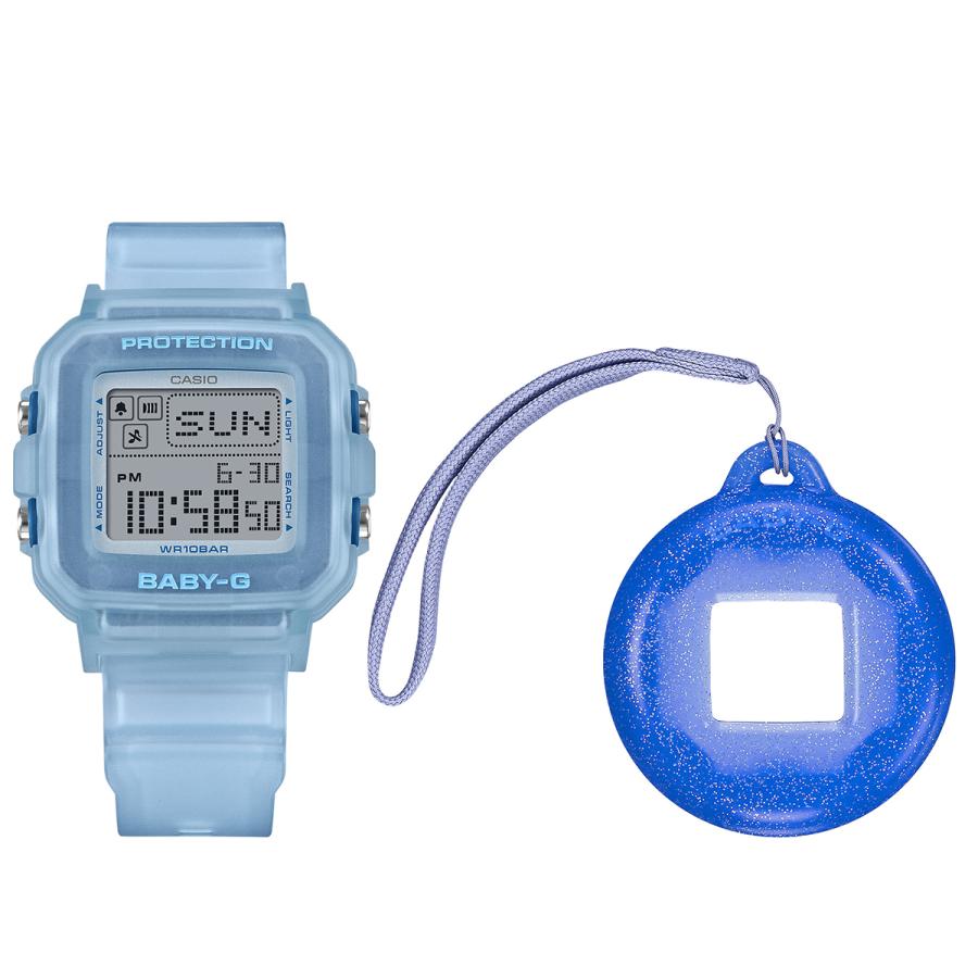 CASIO BABY-G+PLUS BGD-10KG-2JR JDM Retro Jelly Blue 2-Way Women's Watch