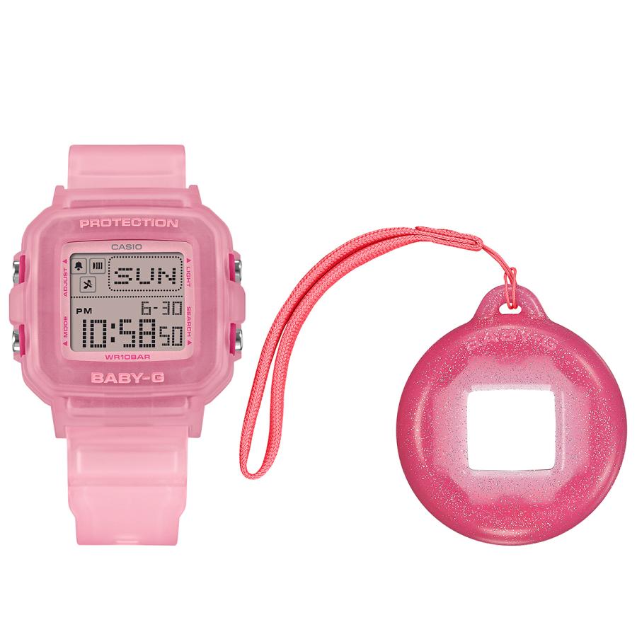 CASIO BABY-G+PLUS BGD-10KG-4JR JDM Retro Jelly Pink 2-Way Women's Watch
