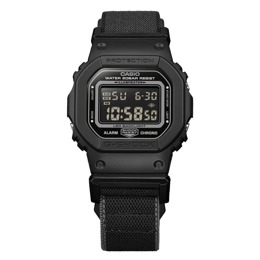 CASIO G-SHOCK FIDLOCK Magnetic Cross Band DW-5600MNC-1JF Men's Watch with Inverted LCD Display Pre-order March 13th Release