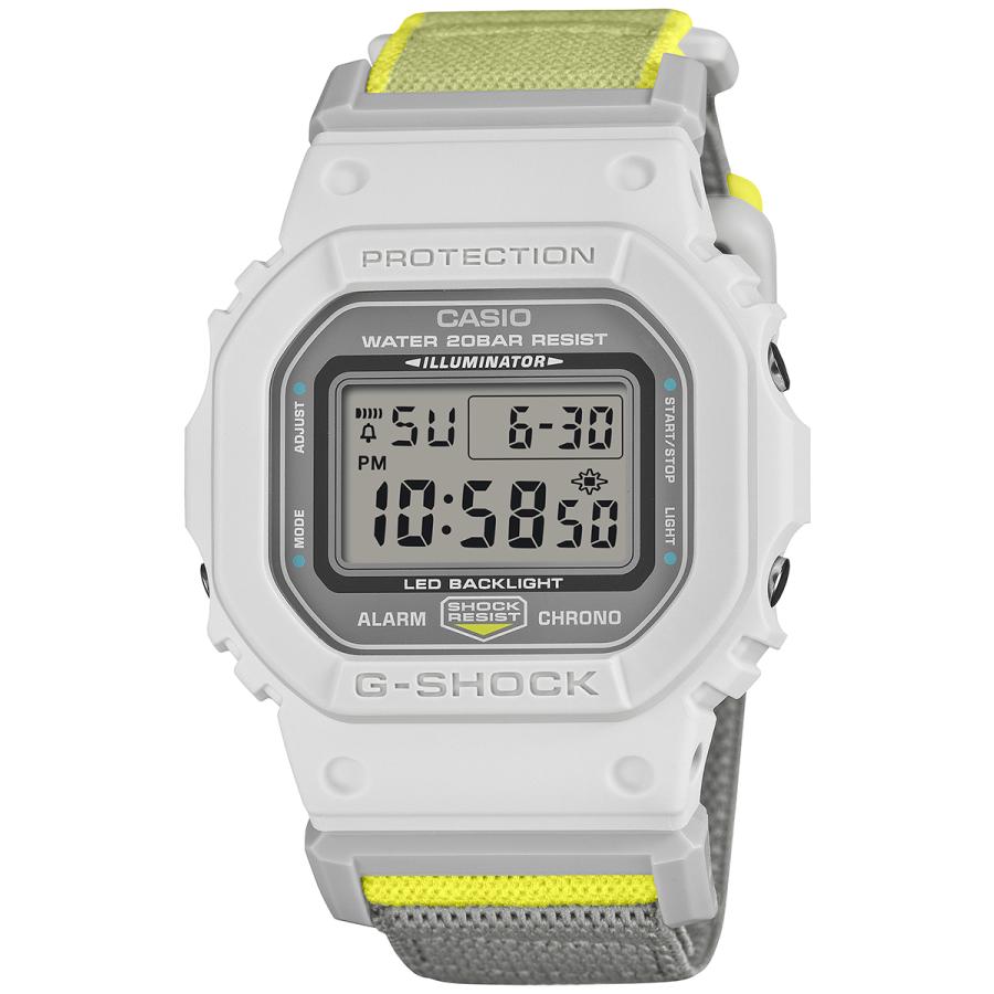 CASIO G-SHOCK FIDLOCK Magnetic Cross Band DW-5600MNC-7A8JF Men's Watch with Inverted LCD Display Pre-order March 13th Release