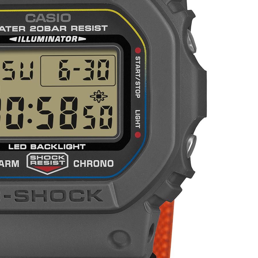 CASIO G-SHOCK FIDLOCK Magnetic Cross Band DW-5600MNC-8A2JF Men's Watch with Inverted LCD Display Pre-order March 13th Release