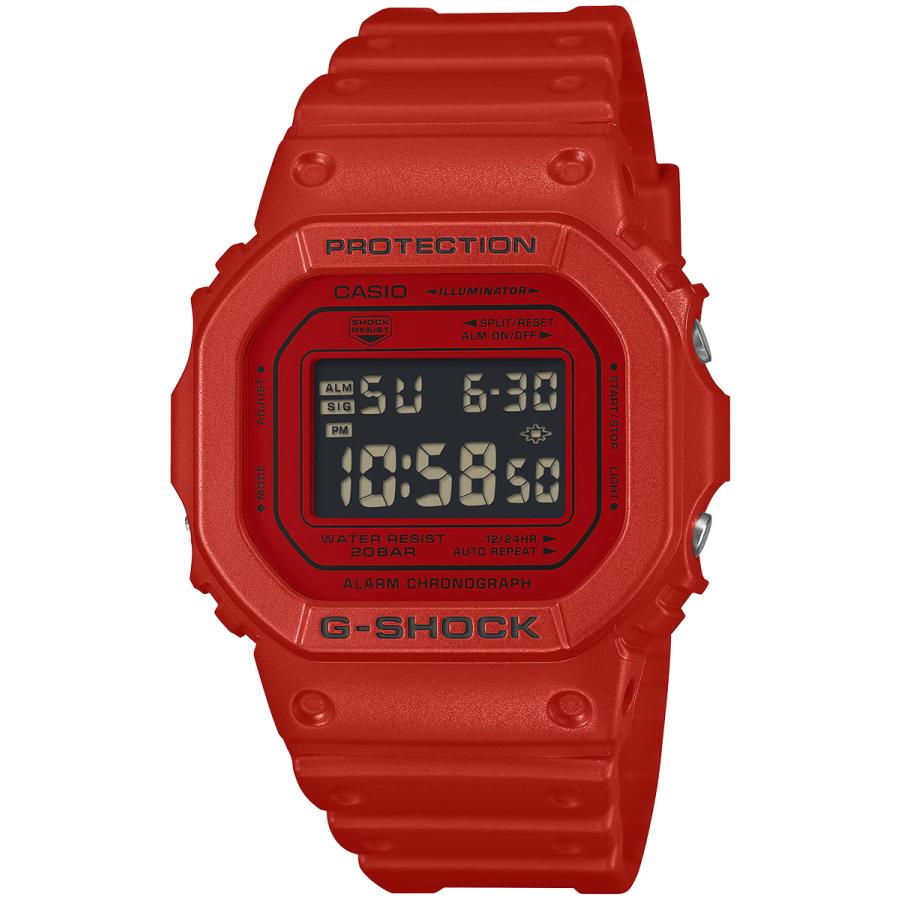 CASIO G-SHOCK DW-5600RRB-4JF Iconic Styles Red Black JDM Digital Square Men's Watch