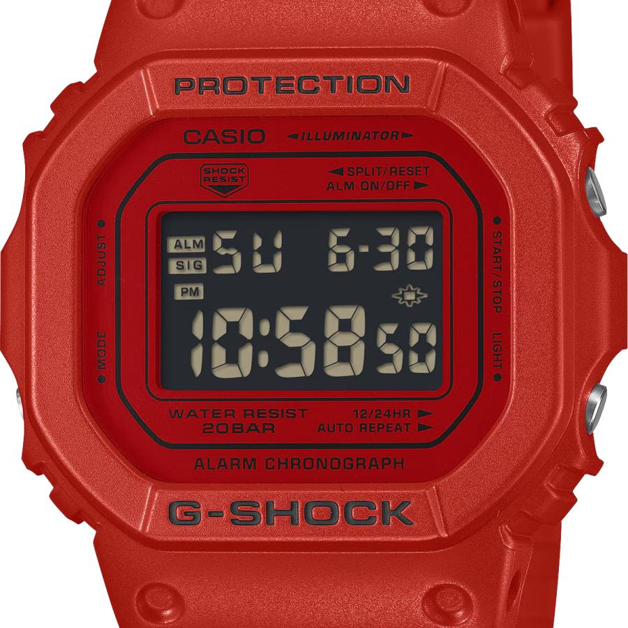 CASIO G-SHOCK DW-5600RRB-4JF Iconic Styles Red Black JDM Digital Square Men's Watch