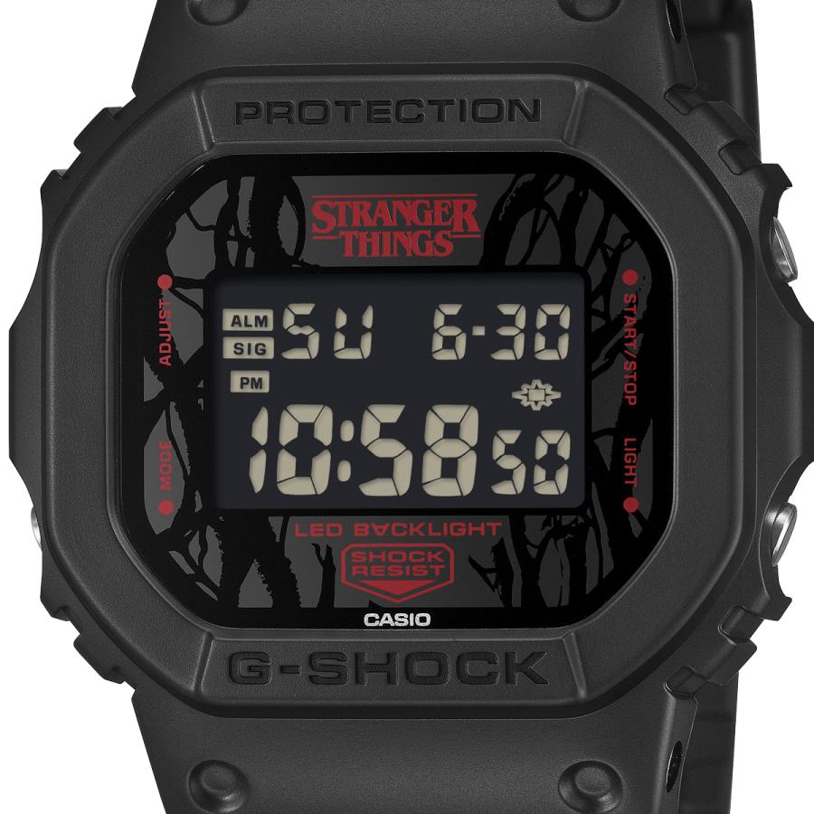 CASIO G-SHOCK × STRANGER THINGS DW-5600STT-1JR Negative Display Collaboration JDM Men’s Watch