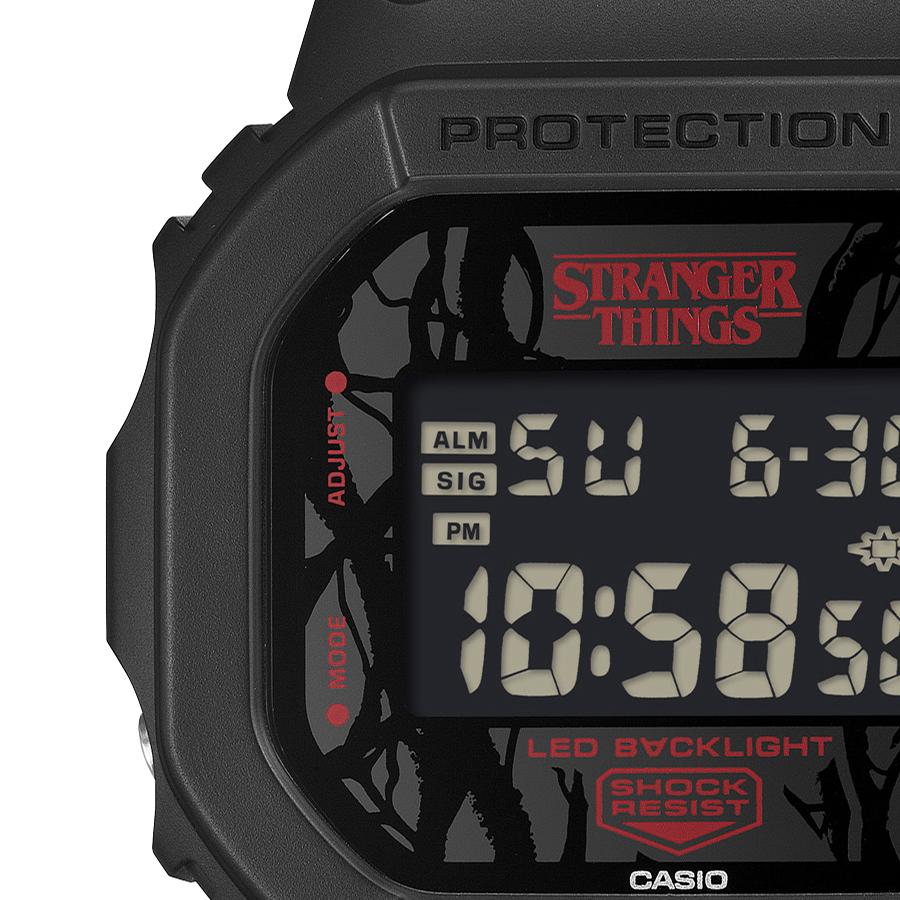 CASIO G-SHOCK × STRANGER THINGS DW-5600STT-1JR Negative Display Collaboration JDM Men’s Watch
