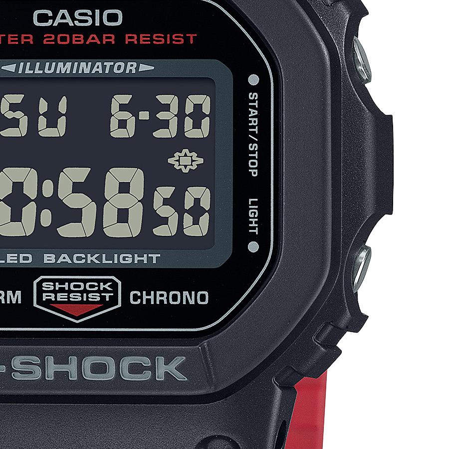 CASIO G-SHOCK DIGITAL 5600 SERIES DW-5600UHR-1JF Black Red JDM Men's Watch