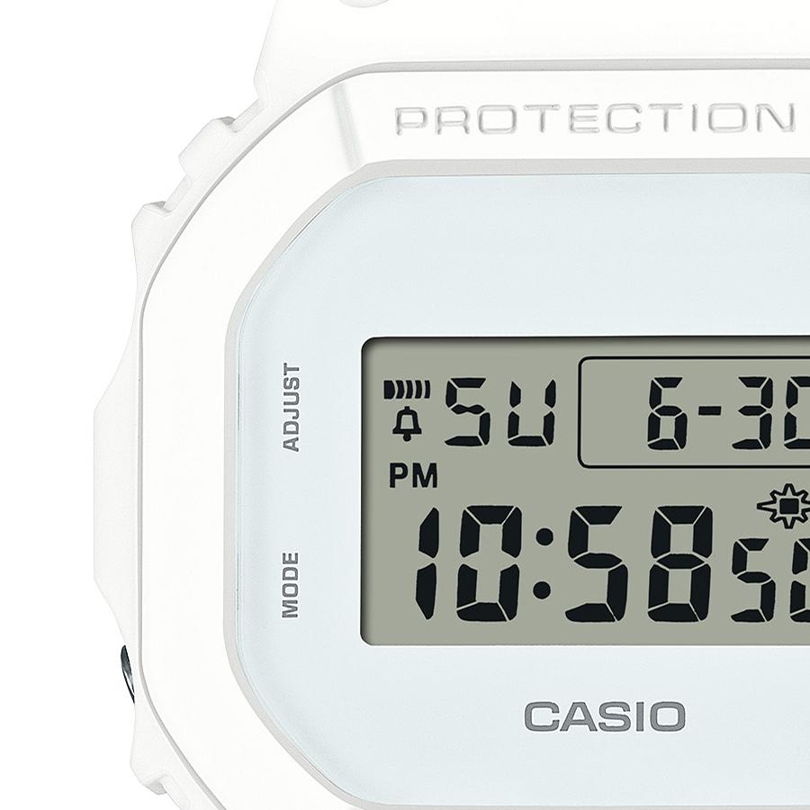 CASIO G-SHOCK DW-5600WW-7JF JDM White-on-White Monochrome Digital Square Men's Watch