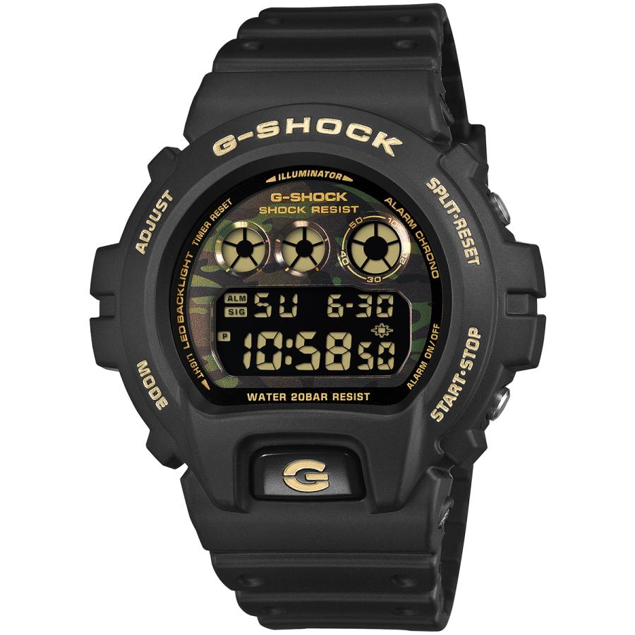 CASIO G-SHOCK DW-6900CF-1JF JDM Bold Camo Camouflage Dial Black Digital Men's Watch