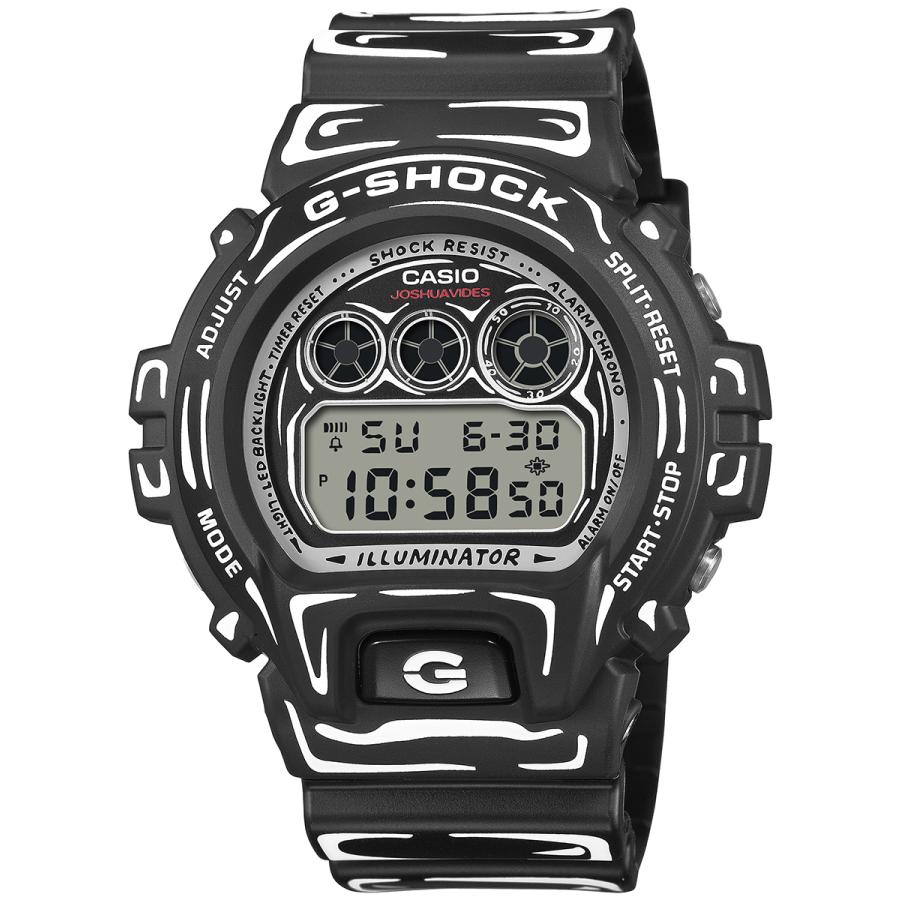 Available March 27th / Pre-order: CASIO G-SHOCK Joshua Vides Collaboration Model, Black DW-6900JV-1JR, Men's Watch, Battery-powered, Digital, Resin Band.