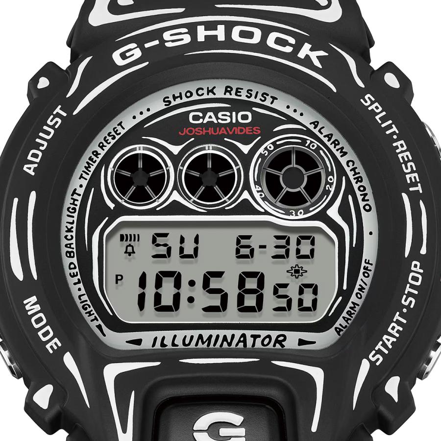 Available March 27th / Pre-order: CASIO G-SHOCK Joshua Vides Collaboration Model, Black DW-6900JV-1JR, Men's Watch, Battery-powered, Digital, Resin Band.