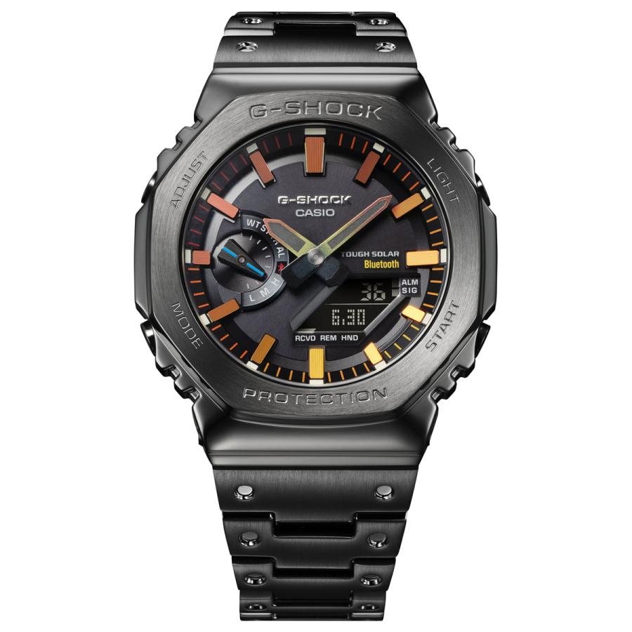 CASIO G-SHOCK GM-B2100BPC-1AJF Full Metal Black Rainbow JDM Bluetooth Solar Men's Watch