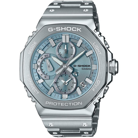 Casio G-Shock Full Metal Chronograph Solar Smartphone Link Light Blue GMC-B2100AD-2AJF