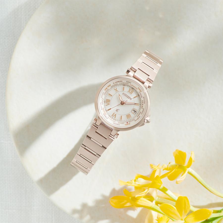 CITIZEN xC EC1017-58A Sakura Color JDM Radio Solar Women's Watch