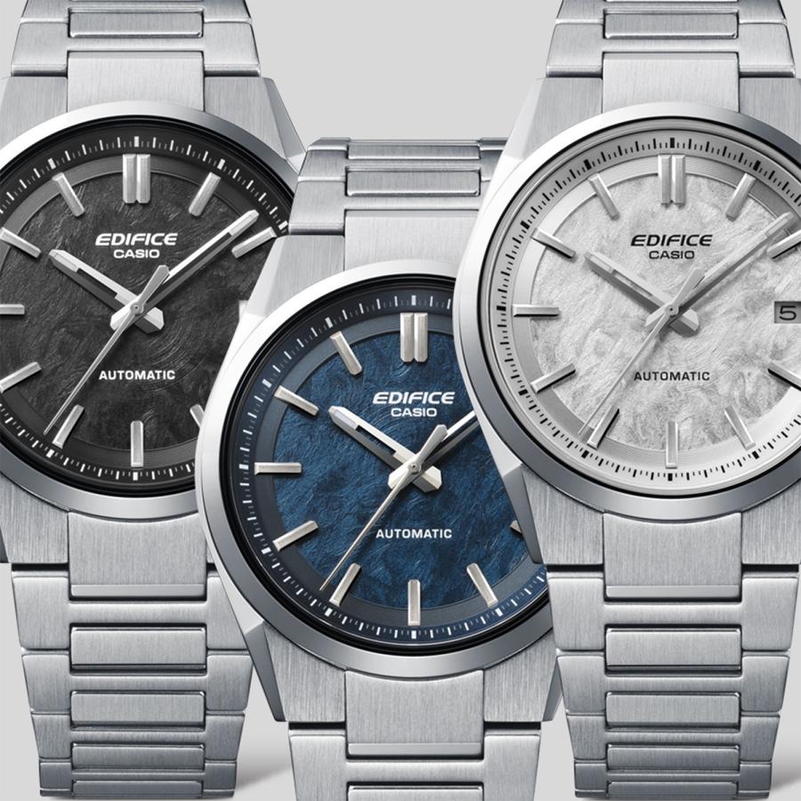 CASIO EDIFICE EFK-110D-2AJF Blue Textured Dial Automatic JDM Men's Watch